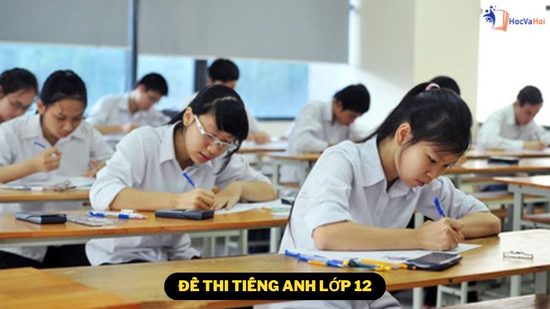 đề thi tiếng anh lớp 12